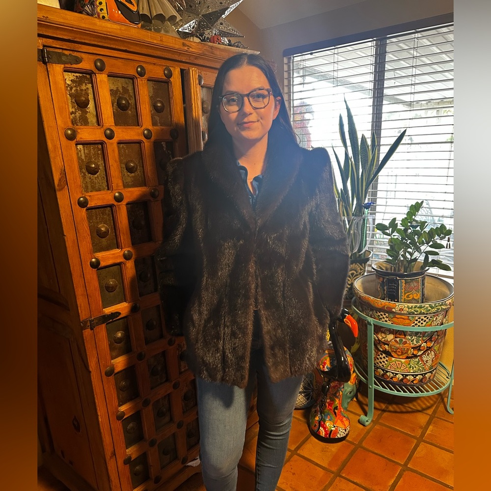 Women's Brown Fur Coat